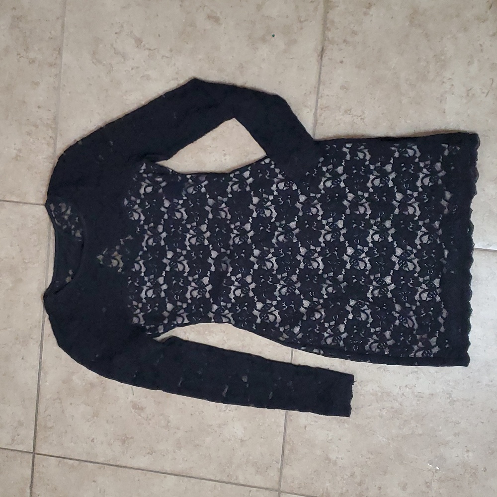 🍵 EXPRESS Black Lace Dress • XS • EUC